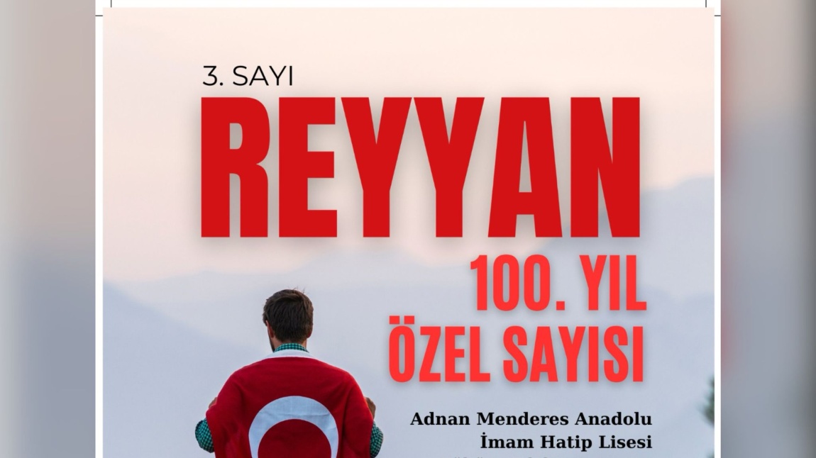 Okul Dergimiz Reyyan'ın 3.Sayısı Çıktı